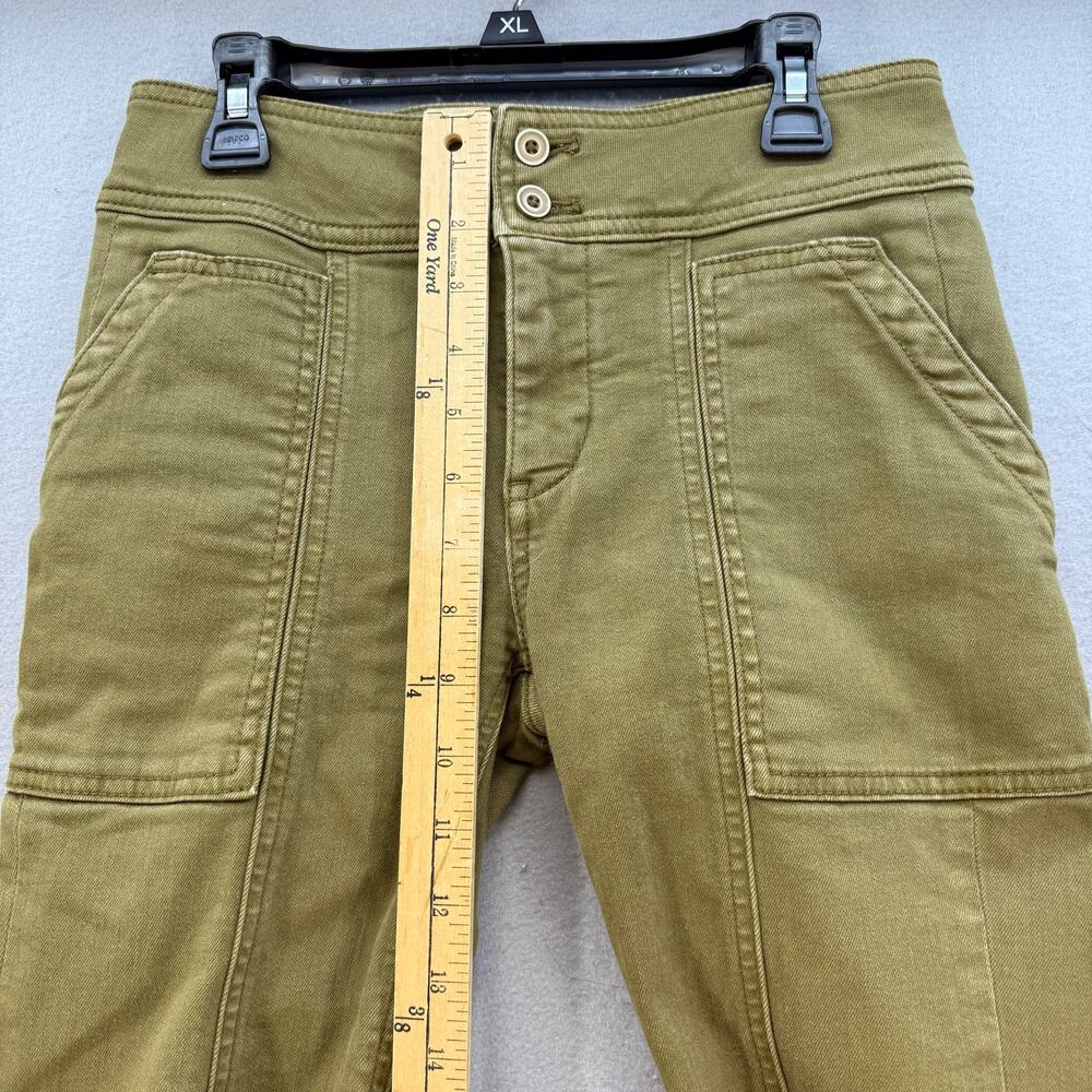 Pilcro and the Letterpress Jeans Women's 24 (0) Olive High-Rise Trouser Bootcut - Picture 12 of 14